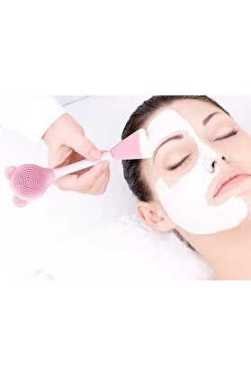 Go İthalat Ci̇lt Bakım Fırçası Ve Maske Spatulası (4457)