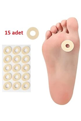 Go İthalat Ayak Nokta Pedi̇ Sünger Yastık 15 Li̇ (5258)
