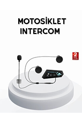 gizmurstore BT22 Kablosuz Kask Kulaklığı – Bluetooth 5.0, Intercom, Su Geçirmez ve Uzun Ömürlü Batarya