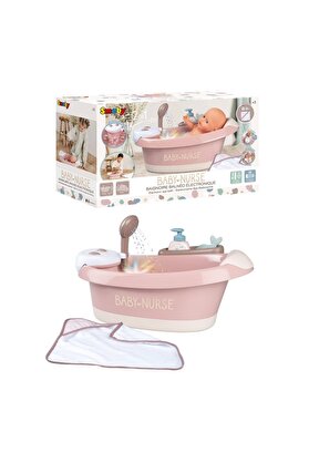 BURCU MODA 7600220368 Baby Nurse Sesli ve Işıklı Balneo Banyo Seti -Simba