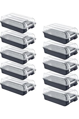 STOREMAX shopverse 10'Lu Set 5 Kadın & 5 Erkek Ayakkabı Kutusu trendflick 1014773