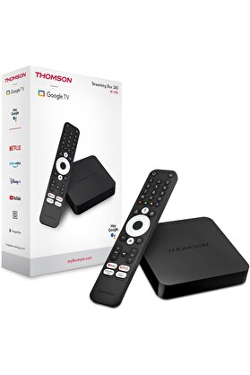 STOREMAX Streaming Box 240G, 4K UHD, Ses Kontrolü, WiFi, (Netflix, Video, YouTube, +, Spotify), Dahili Chrome