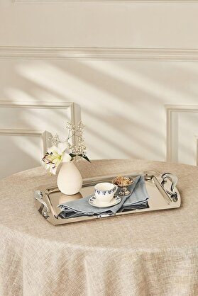 STOREMAX shopverse Çay Tepsisi Platin trendflick 1014773