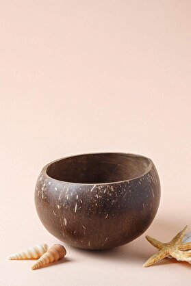 STOREMAX Yeşil Hindistan Cevizi Kasesi - El Yapımı Coconut Bowl - Atıştırmalık, Sos ve Çerez Kasesi 978262
