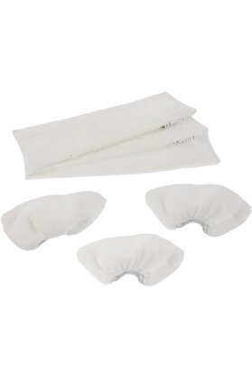 STOREMAX shopverse SC Serisi Buharlı Süpürge Mikrofiber Bez Seti, 3'lü / SC1, SC2, SC3, SC4, SC5 Modelle