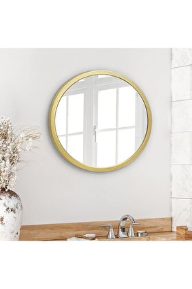 STOREMAX shopverse 50,8 cm Çerçeveli Yuvarlak Ayna -, Yatak Odası, Antre, Oturma Odası için Büyük Daire Aynas