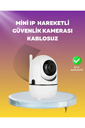 gizmurstore 1080P WiFi Akıllı Güvenlik Kamerası – Pan & Tilt, Hareket Takip ve İki Yönlü Ses