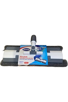 STOREMAX shopverse Mandallı Mikrofiber Temizlik Seti, Geniş Yüzey Temizleyici, Profesyonel Zemin Mop Sistemi,