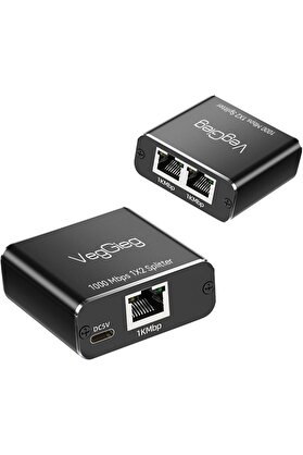 STOREMAX shopverse 1 Giriş 2 Çıkış Gigabit Ethernet Çoklayıcı Splitter trendflick 1014773