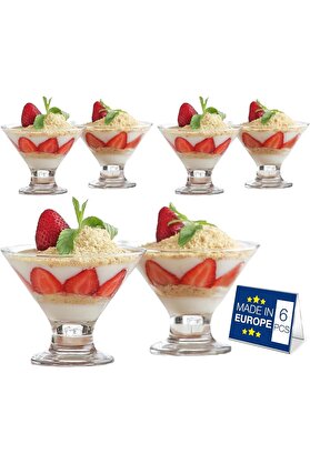 STOREMAX shopverse Crema 6'Lı Dondurmalık-Tatlı Servisi, Crema, 62467165 cc, Şeffaf trendflick 1014773
