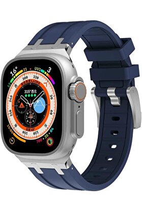 STOREMAX shopverse İle Uyumlu 42mm KRD-89 Silikon Kordon Lacivert trendflick 1014773