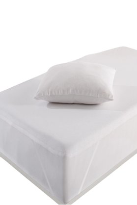 Divanev Derbey 70X140 Cm Sıvı Geçirmez Yatak Koruyucu Alez Ve Yastık Kılıfı Takım Alez Pamuklu