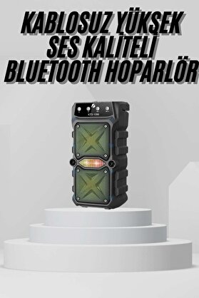 Ethab Giyim Bluetooth Hoparlör Yüksek Ses Kaliteli Büyük Boy Çift Çıkışlı Ses Bombası - Glst7988-784