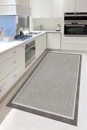 GECE HOME Dijital Baskılı Kaymaz Taban Yıkanabilir Modern Mutfak Halısı Salon Halısı Yolluk