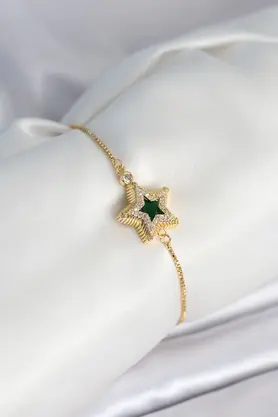 Buti̇k Yıldız Model Asansörlü Gold Renk Kadın Bi̇lekli̇k