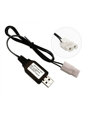 Evi̇mdeyokyok 9.6V Nı-Cd / Nı-Mh Oyuncak Bataryası Usb Şarj Kablosu
