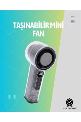 Ethab Giyim Mini El Fanı | 3000Mah Pil | Type-C Şarj Girişi | Kompakt Ve Hafif Tasarım - Glst9743-3644