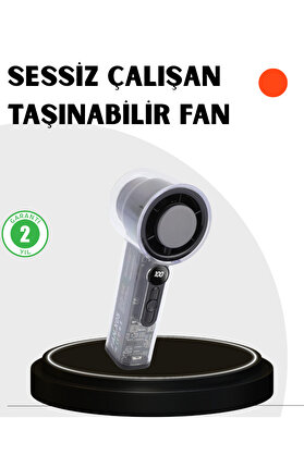 Wisipi_ Kompakt Dijital Ekranlı Fan | 100 Seviye Hız + Sessiz Çalışma - Wısıpı9893-8725