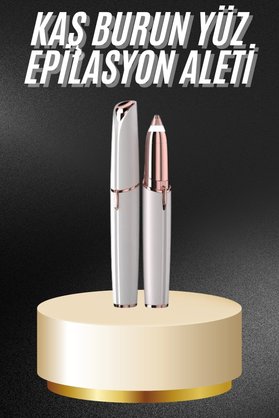Ethab Giyim Kaş Bıyık Tüy Epilasyon Aleti Pilli Yüz Kaş Epilatör Kıl Tüy Alma Epilasyon - Glst8327-862