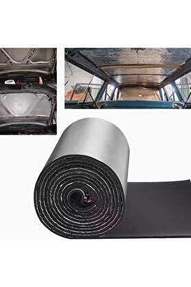Evi̇mdeyokyok Araç Kaput Altı Yalıtım 120X100Cm 9Mm Folyolu Yapışkanlı Karavan Oto Ses Ve Isı Yalıtım Malzemesi̇