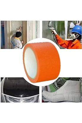 Evi̇mdeyokyok Renkli̇ Maskeleme Kağıt Bant Boya Bandı 50Mmx20Mt Turuncu