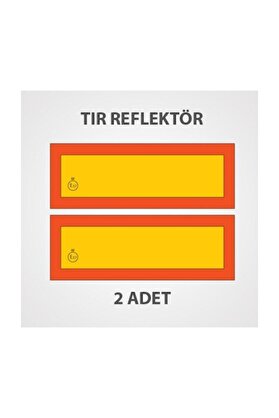 Evi̇mdeyokyok Tır Arka Işaret Reflektörü Metal Sac Malzeme