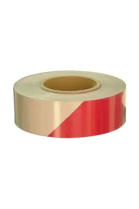 Evi̇mdeyokyok Reflektör Kırmızı-Beyaz Reflekti̇f Bant 50Mm X 46Mt