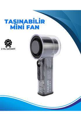 Ethab Giyim Taşınabilir El Fanı 100 Seviyeli Rüzgar Hızı Ayarı Sessiz Çalışma - Dijita - Glst5318-574