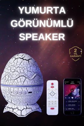 Ethab Giyim Dinozor Speaker Renk Değiştirme Projeksiyon Modu Bluetooth Hoparlör Gece Lambası - Glst1313-542
