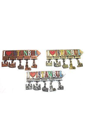 Evi̇mdeyokyok İstanbul Temalı Metal Magnet Alk3343