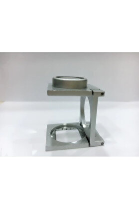 Evi̇mdeyokyok 20 Mm Büyüteç Lup Dokumacı Büyüteci̇ Full Çeli̇k Katlanabi̇li̇r Th9007A