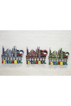 Evi̇mdeyokyok Sarkaçli̇ İstanbul Temalı Magnet Alk4314