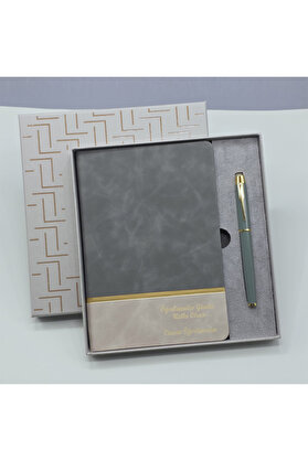 Evimdeyokyok Öğretmenler Gününe Özel Deri Defter Ve Kalem Set