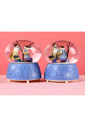 Evi̇mdeyokyok Işıklı Müzi̇kli̇ Kar Küresi̇ Orta Boy Mh-97