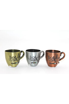 Evi̇mdeyokyok Metal İstanbul Yöresel Bardak Alk3344