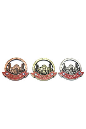 Evi̇mdeyokyok İstanbul Temalı Metal Magnet Alk3338