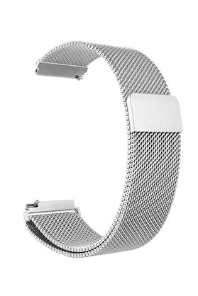 Evimdeyokyok Huawei Watch Gt2 Sport Metal 46 Mm Gümüş 22M Pim Genişliği Yüksek Kalite Kordon (Saat Değildir) Kayış