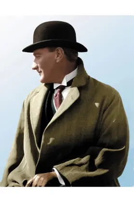 Evi̇mdeyokyok Si̇yah Renk Atatürk Şapkası