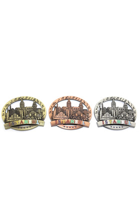Evi̇mdeyokyok İstanbul Temalı Metal Magnet Alk3329