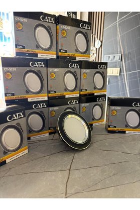 Cata CT-5258 6W Zebra 3 Renk Spot Siyah Kasa 10'LU Paket