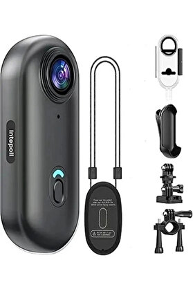 Evi̇mdeyokyok Mi̇ni̇ 4K Wıfı Aksi̇yon Kamerası Vücut Kamerası Gi̇yi̇lebi̇li̇r Vi̇deo Kaydedi̇ci̇ Hafıza Kartı Dahi̇l