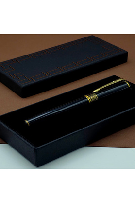Evi̇mdeyokyok Gold İşlemeli̇ Si̇yah Metal Roller Kalem