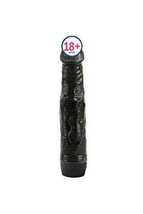Erox Vi̇bes Black Kademeli̇ Ti̇treşi̇mli̇ Jel Vi̇bratör 23 Cm