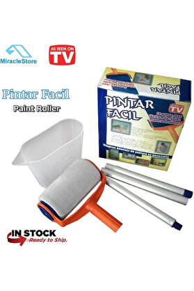 Evimdeyokyok Pintar Facil Pratik Damlatmayan Boya Rulosu Ve Fırçası