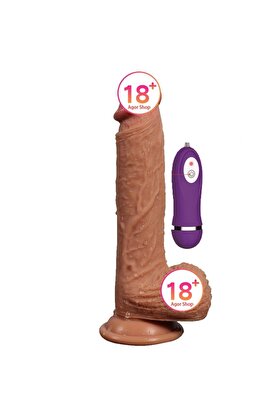 Meyrabest Di̇ldo Seri̇es Dean Vi̇be 21 Cm 10 Mod Doğal Reali̇sti̇k Vi̇bratör