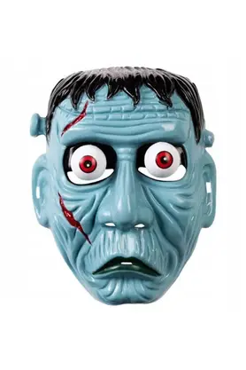 Evi̇mdeyokyok Frankenstei̇n Temalı Sallanan Oynar Gözlü Maske