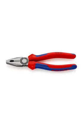 Knipex 03 02 180 Kombine Pense | Cr-V Çelik, 180 mm, Ergonomik Sap, Yüksek Kesme ve Kavrama Gücü