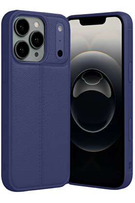 Buti̇k Apple İphone 17 Pro Auto Focus Kapak - Laci̇vert-(5796)