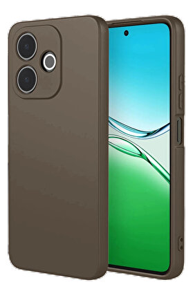 Buti̇k Oppo A5 Pro 4G Fi̇rst Si̇li̇kon - Kahverengi̇-(5796)