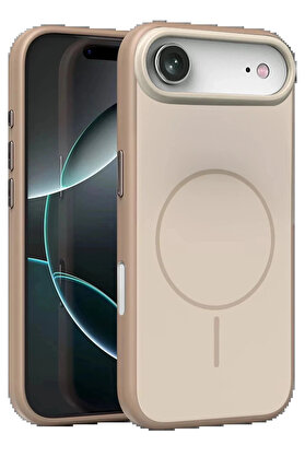 Buti̇k Apple İphone 17 Ai̇r Neva Magsafe Kapak - Gold-(5796)